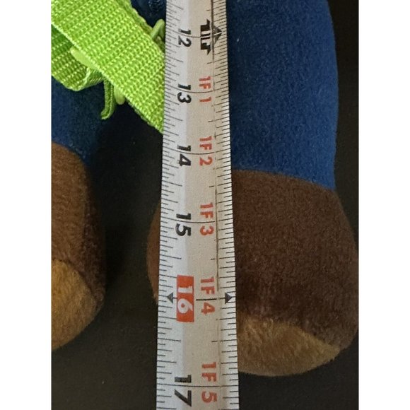 Nintendo Super Mario Bros LUIGI 16”Tall Stuffed Plush Soft Backpack Bag 2013 - Picture 6 of 8